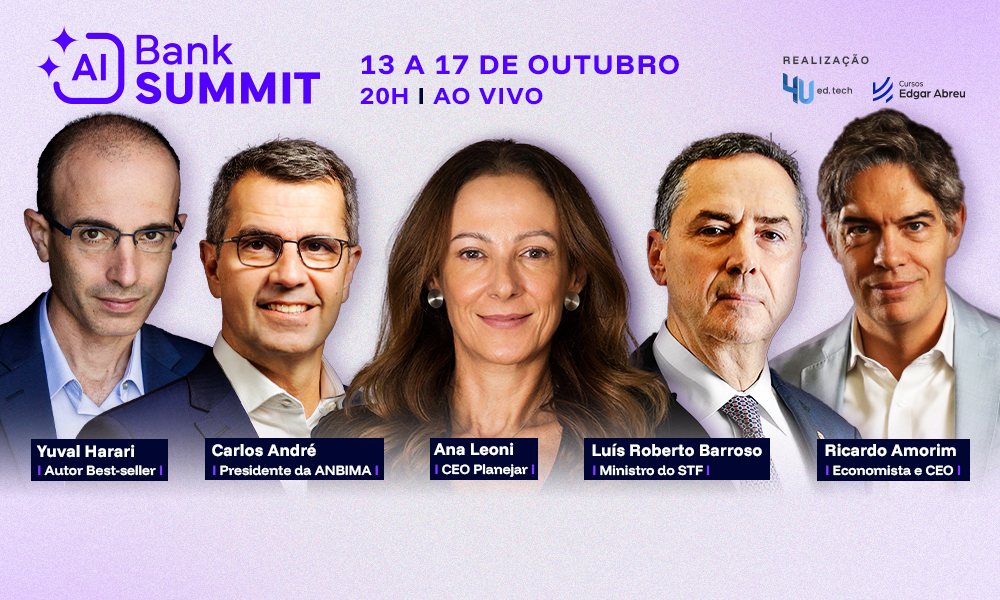O maior evento de IA do mercado financeiro do Brasil.