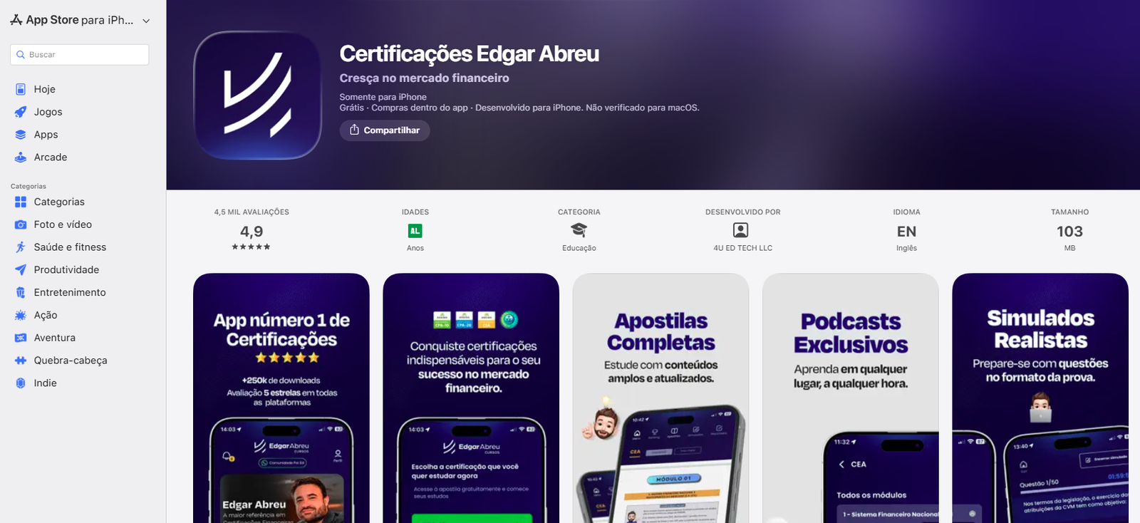 O primeiro app educacional com IA e RAG do Brasil.